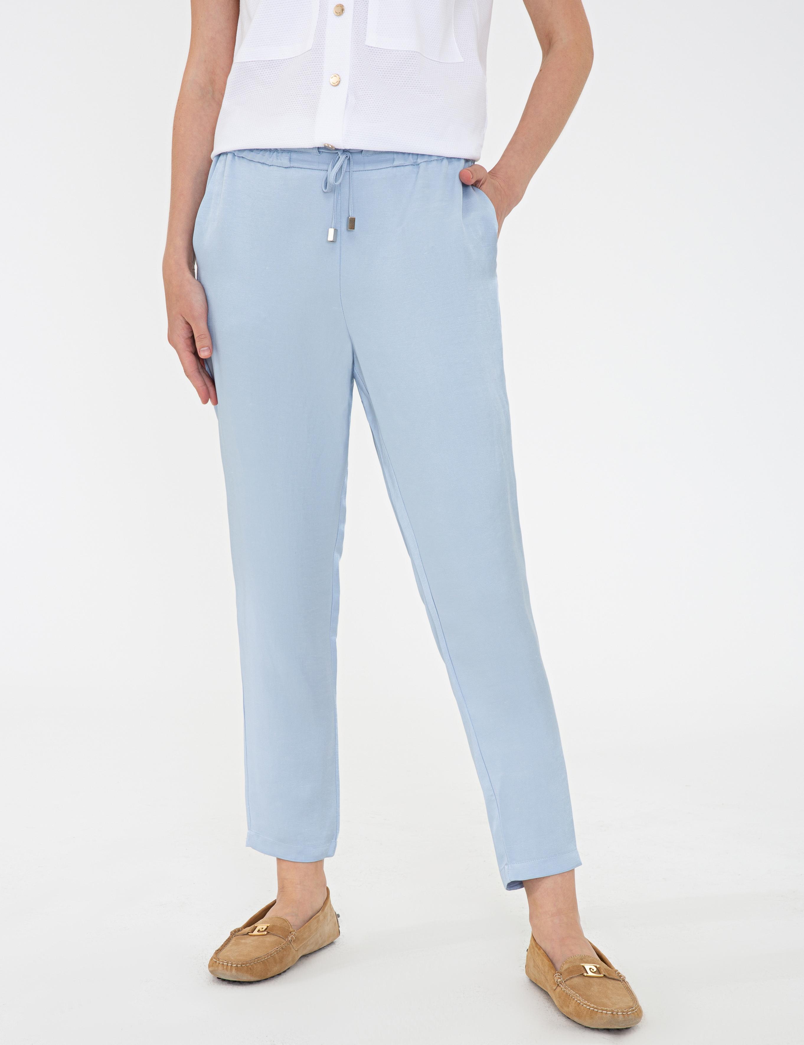 Mavi Rahat Kesim Kanvas Pantolon