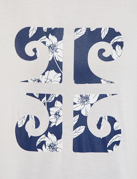 Beyaz Regular Fit Tişört - 50243710001