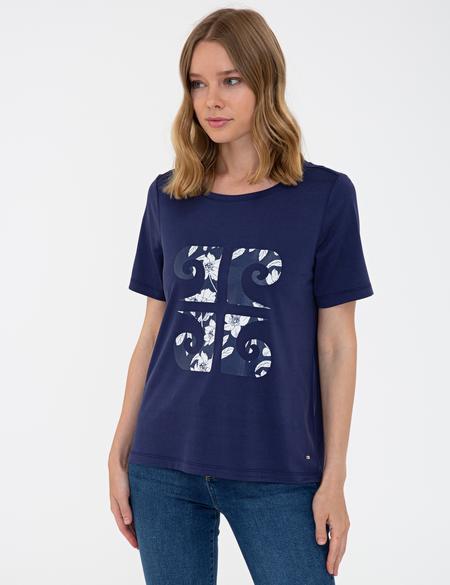 Lacivert Regular Fit Tişört - 50243710004