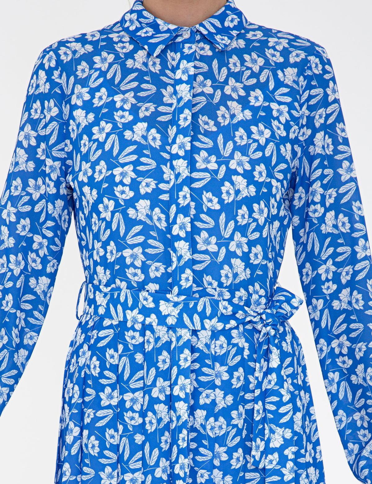 Saks Desenli Elbise - 50243740001