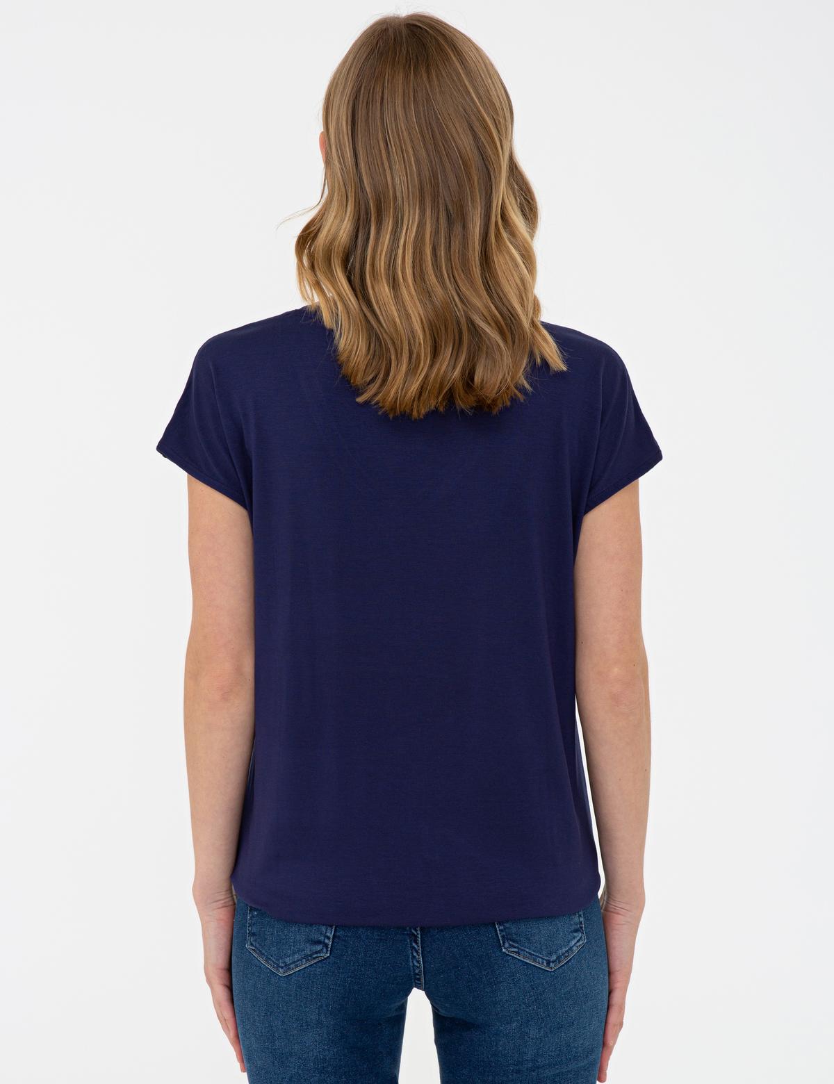 Lacivert Comfort Fit Tişört - 50243709001