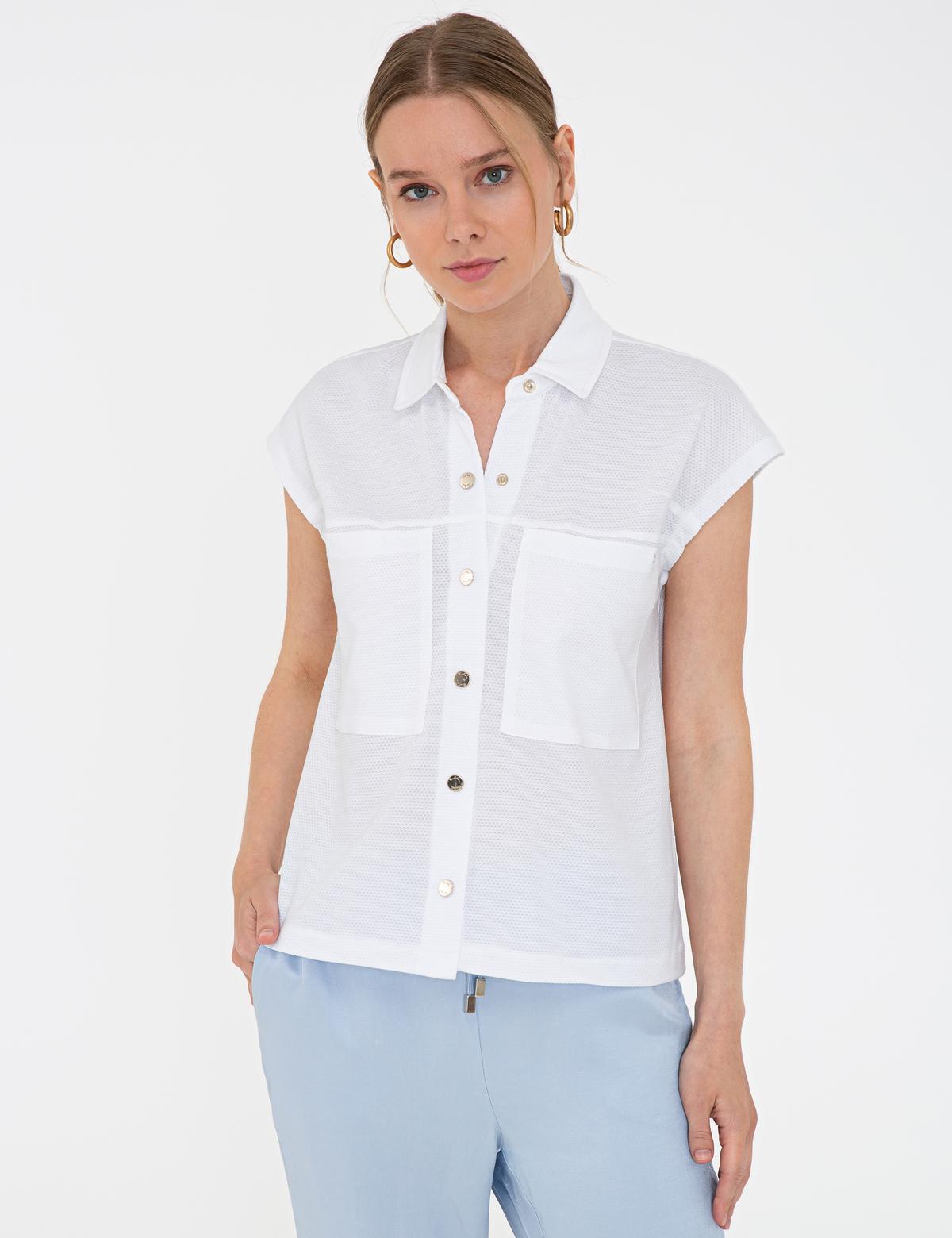 Beyaz Regular Fit Tişört