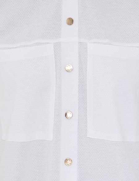 Beyaz Regular Fit Tişört - 50243720007