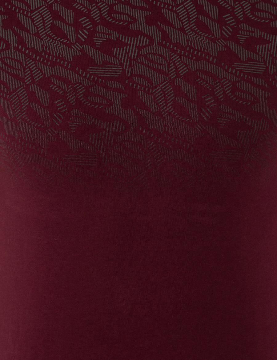Bordo Slim Fit Tişört