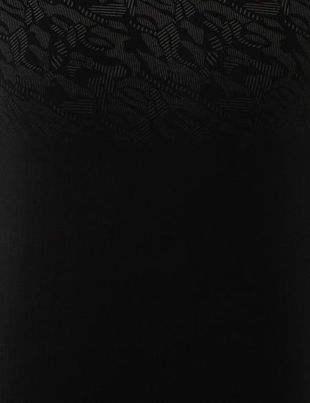 Siyah Slim Fit Bisiklet Yaka T-Shirt - 50241522028