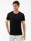 Siyah Slim Fit Bisiklet Yaka T-Shirt