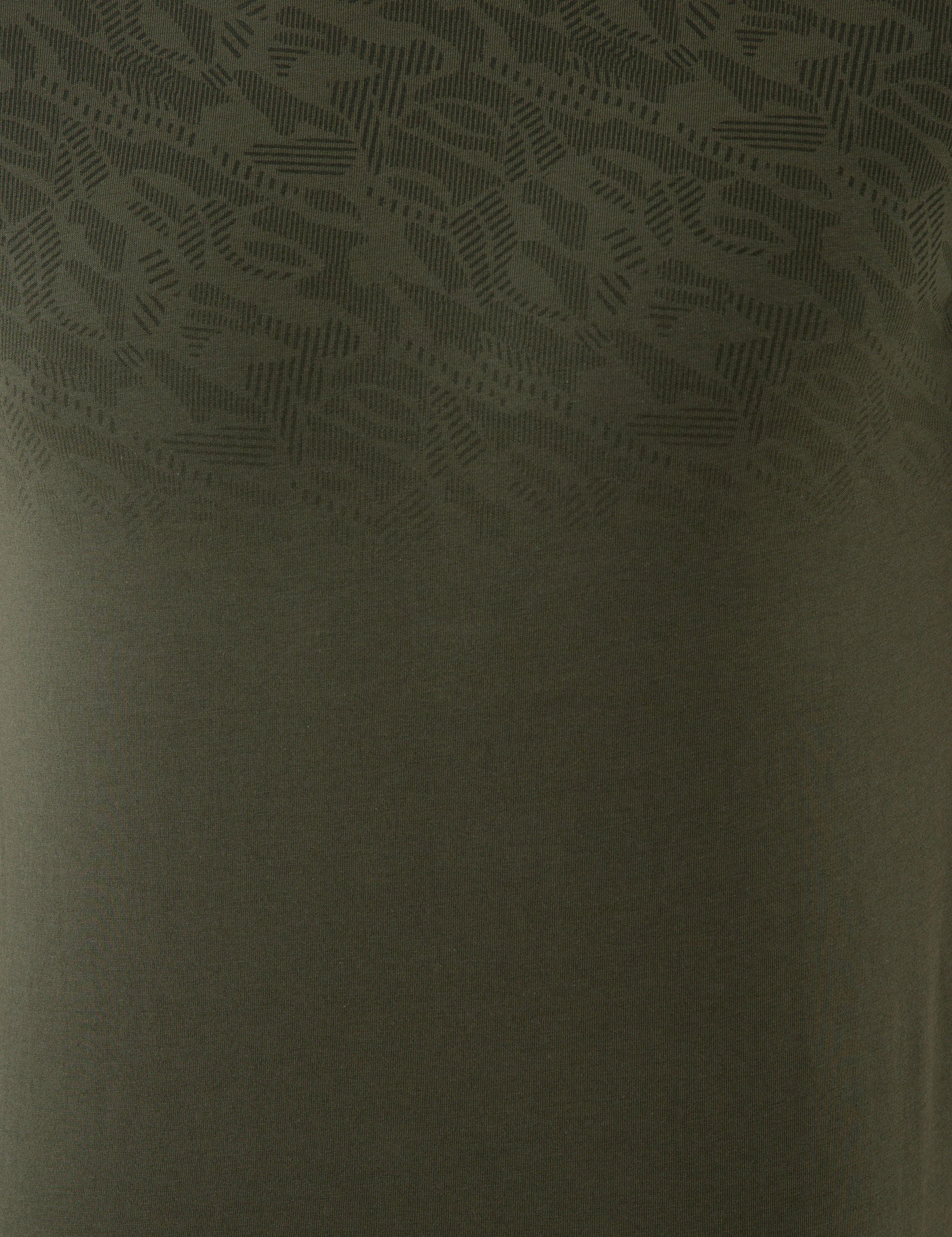 Haki Slim Fit Bisiklet Yaka T-Shirt