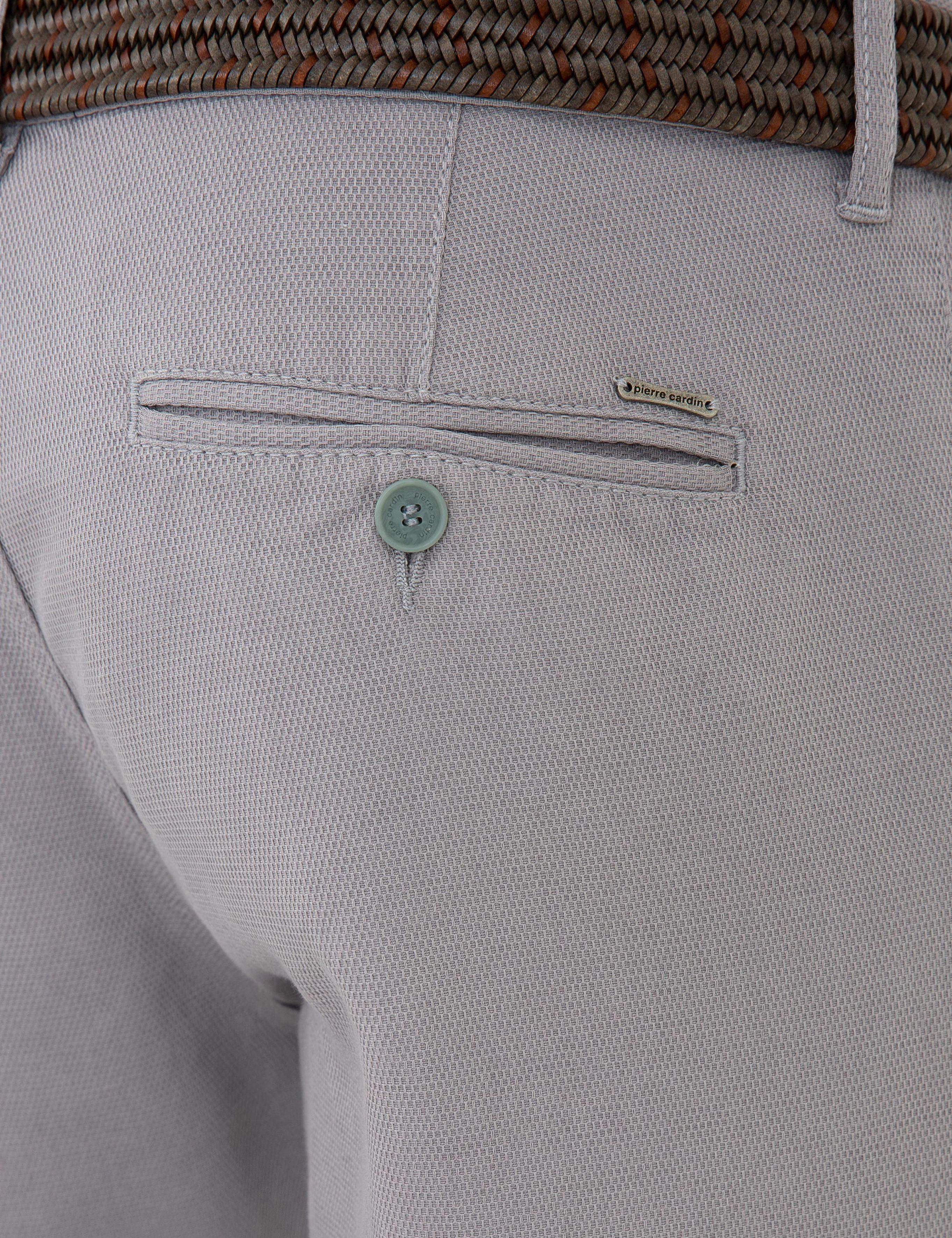 Gri Slim Fit Kanvas Pantolon