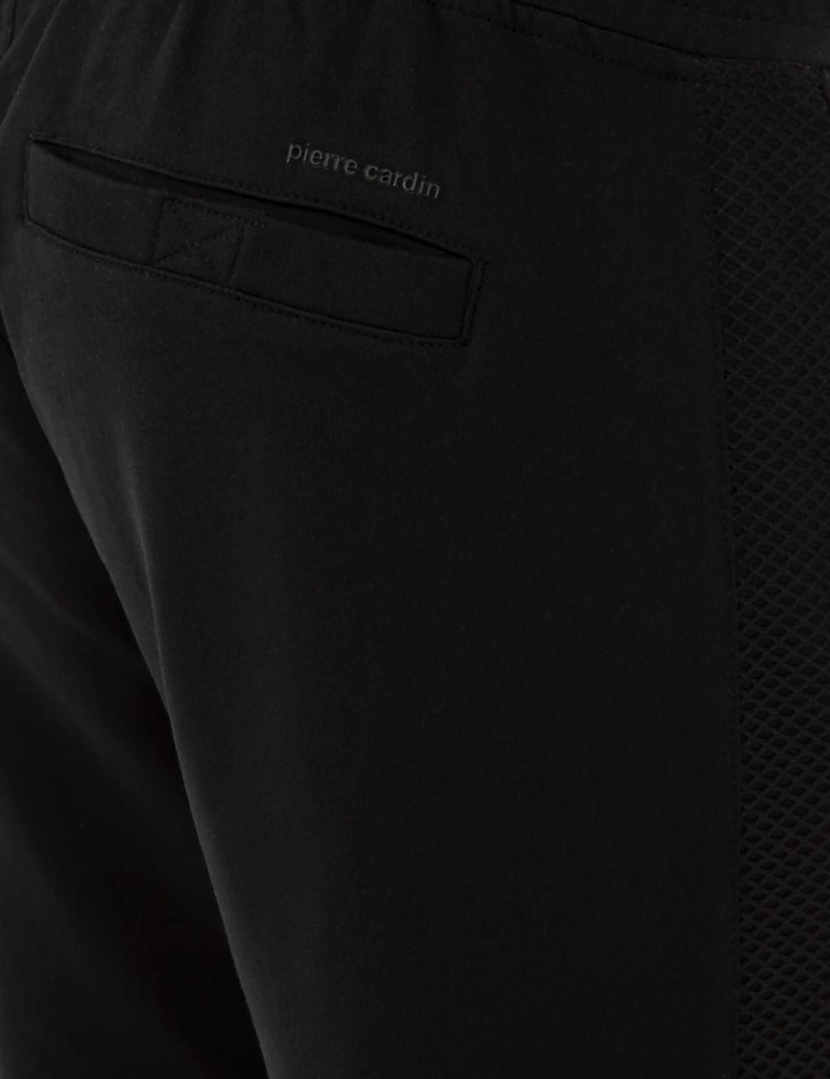 Siyah Standart Fit Örme Şort - 50233260014