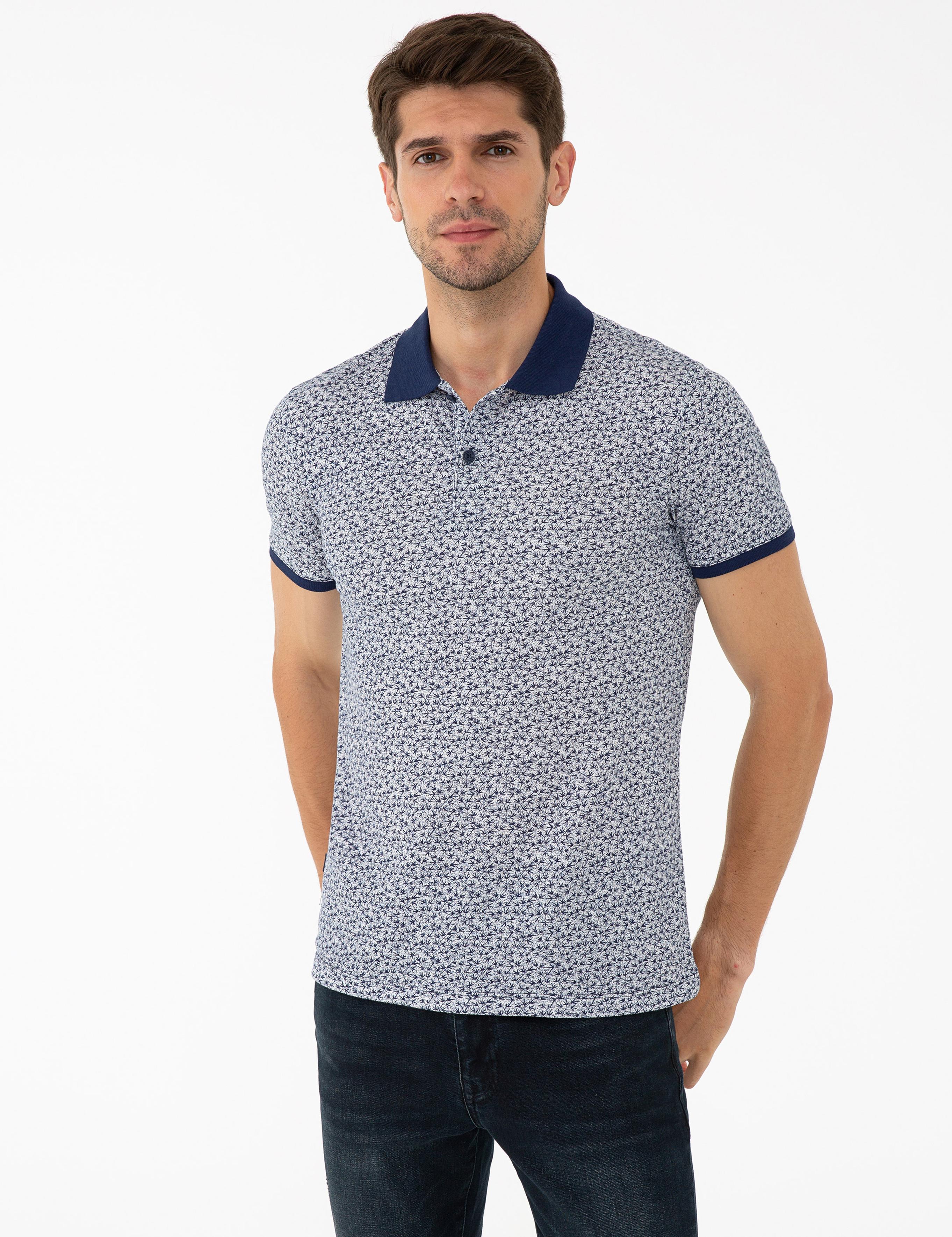 Lacivert Slim Fit Tişört