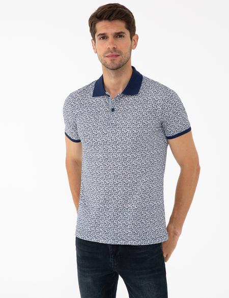 Lacivert Slim Fit Tişört - 50242154001