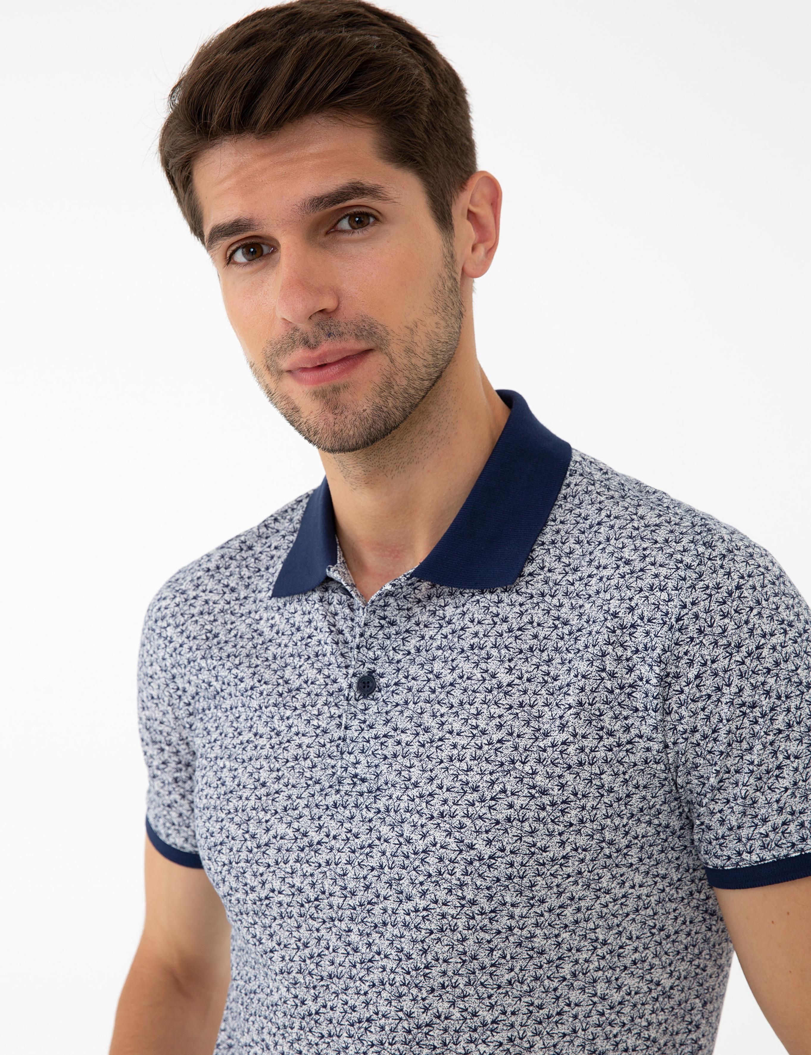 Lacivert Slim Fit Tişört