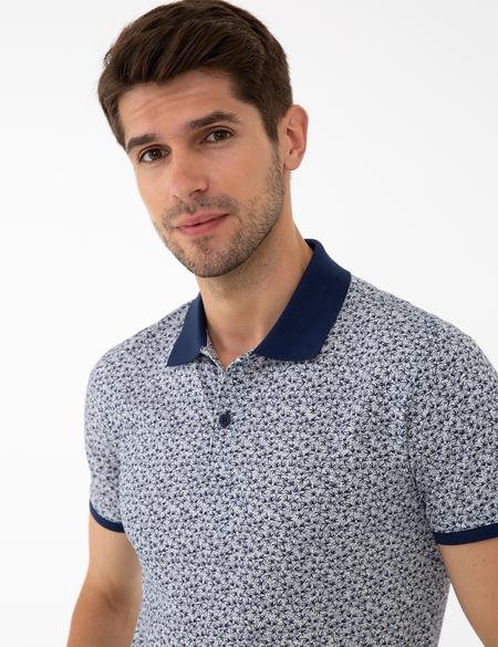 Lacivert Slim Fit Tişört - 50242154001