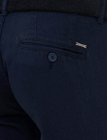 Lacivert Slim Fit Kanvas Pantolon - 50240401214
