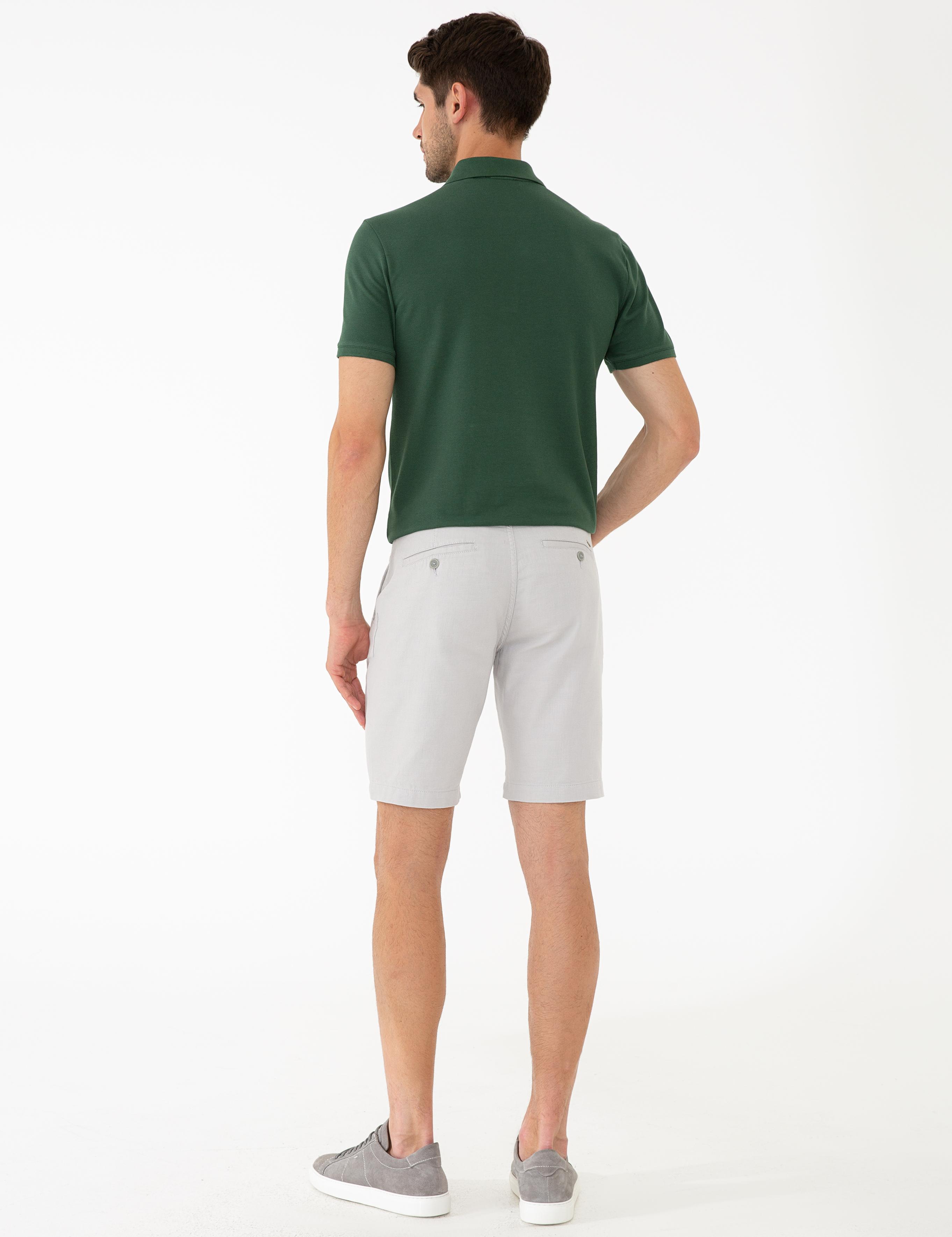 Taş Standart Fit Bermuda Şort