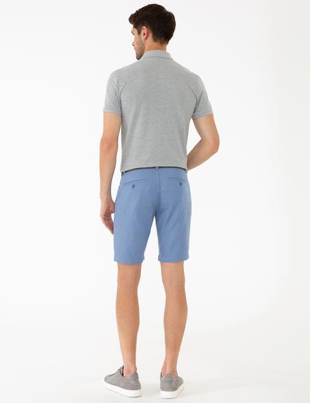 Mavi Standart Fit Bermuda Şort - 50240929002