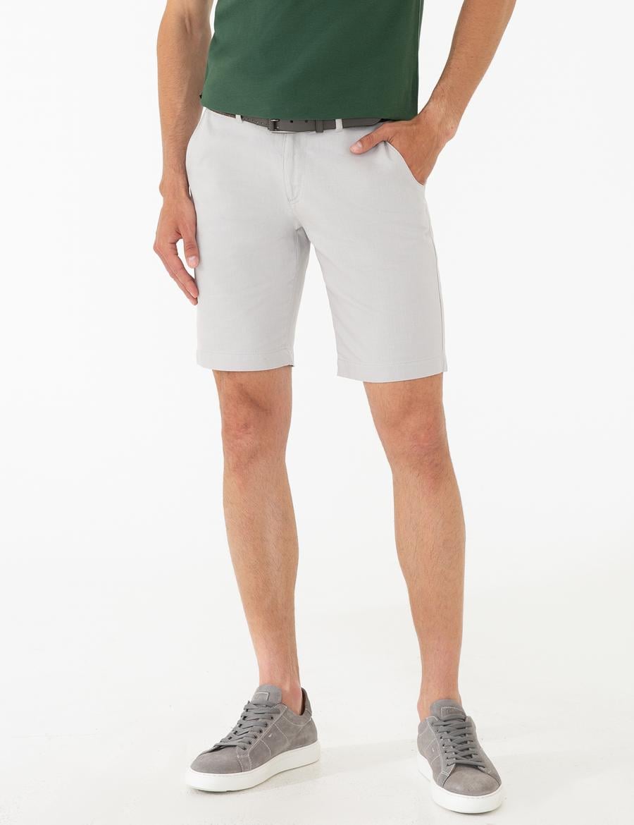 Taş Standart Fit Bermuda Şort