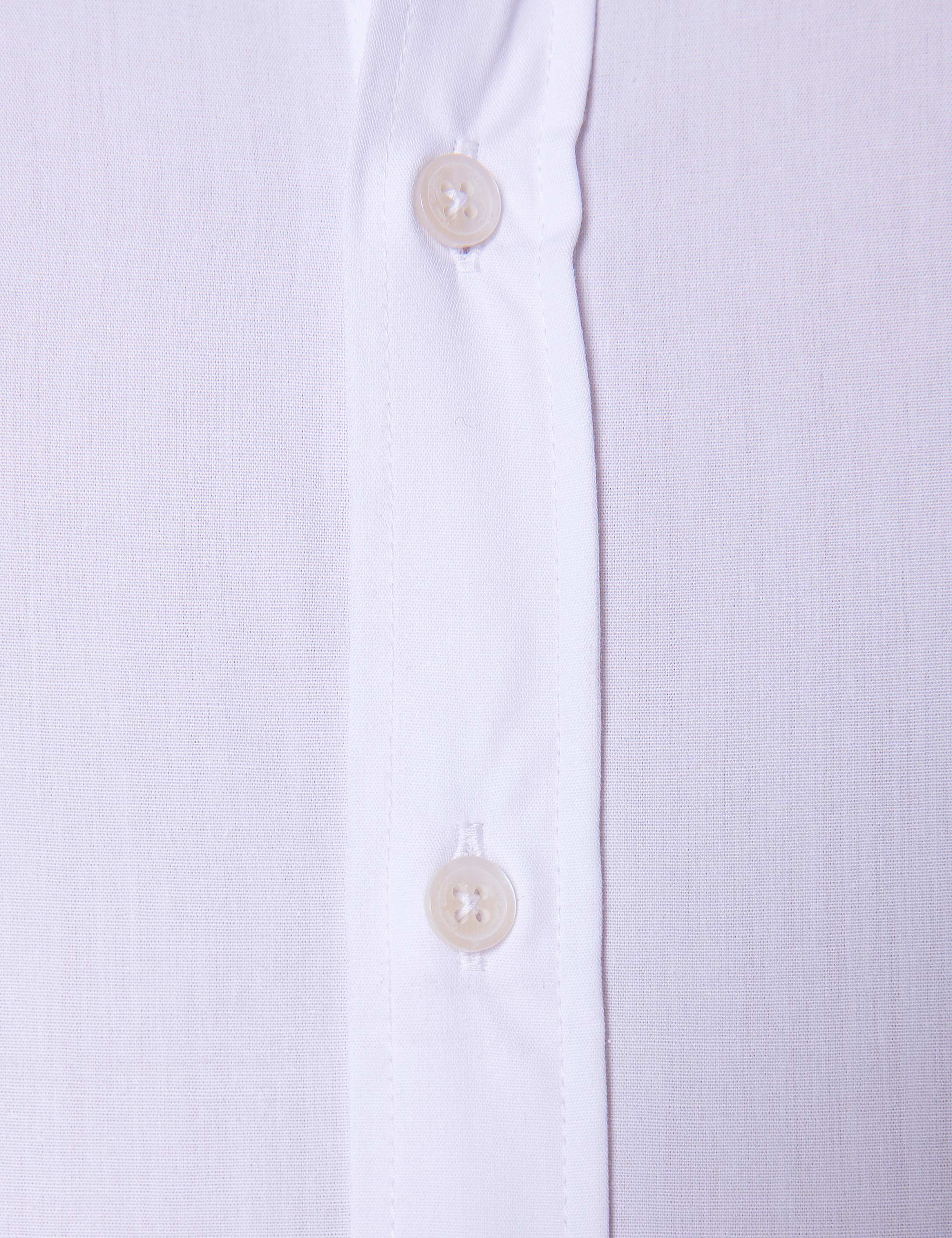 Beyaz Slim Fit Uzun Kollu Basic Gömlek - Image 6