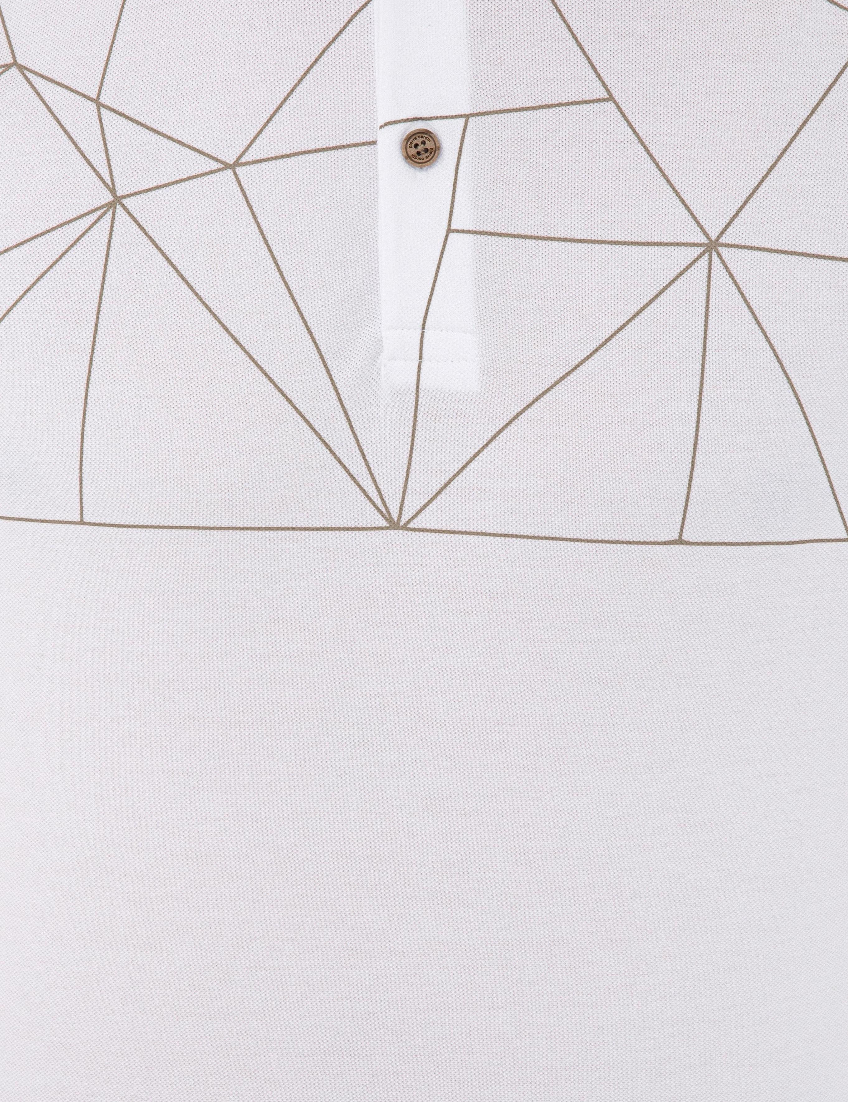 Beyaz Slim Fit Polo Yaka Tişört