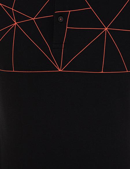 Siyah Slim Fit Tişört - 50242145025