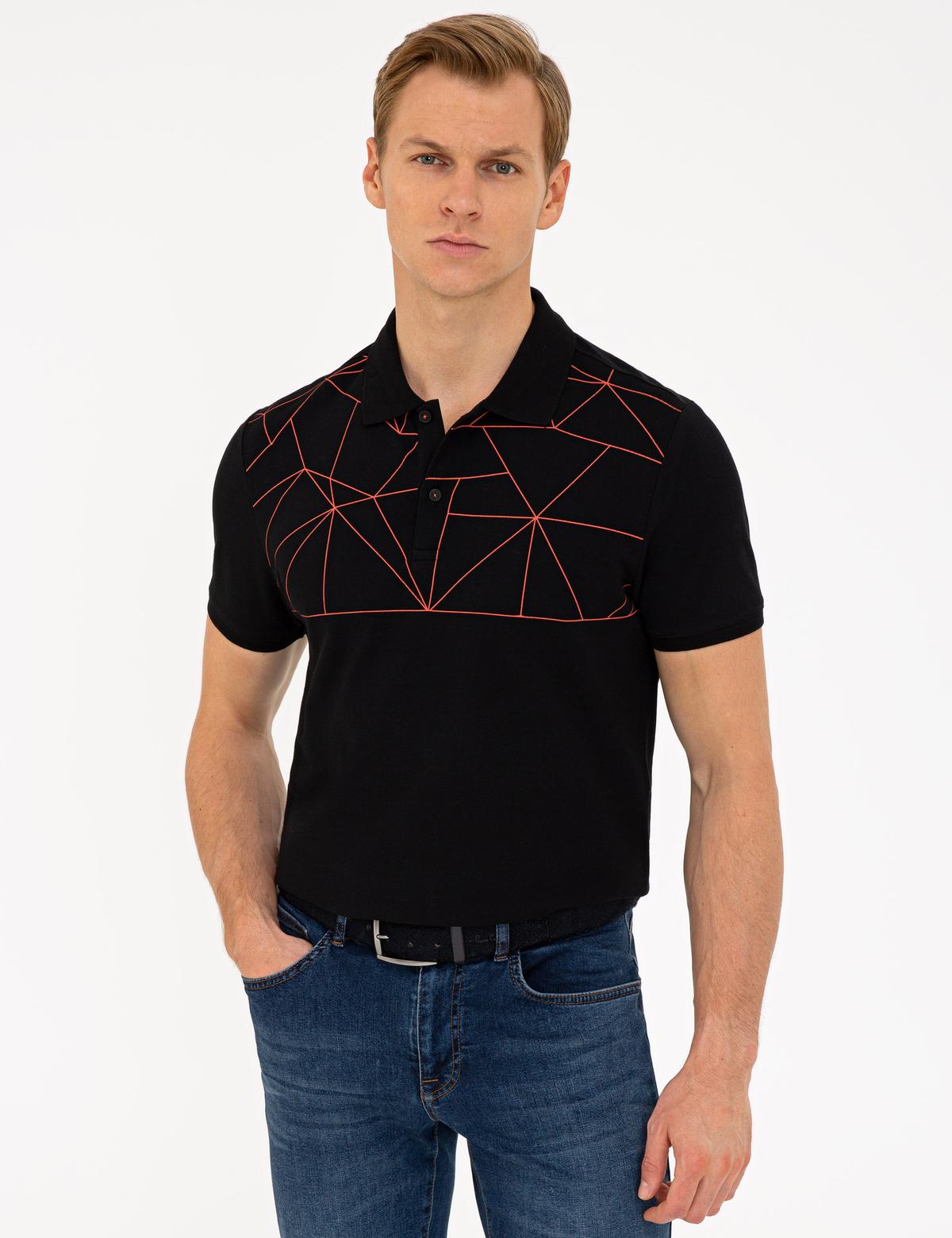 Siyah Slim Fit Tişört