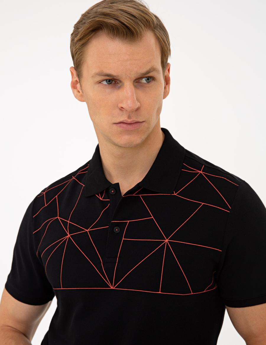 Siyah Slim Fit Tişört