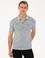 Gri Melanj Slim Fit Polo Yaka T-Shirt