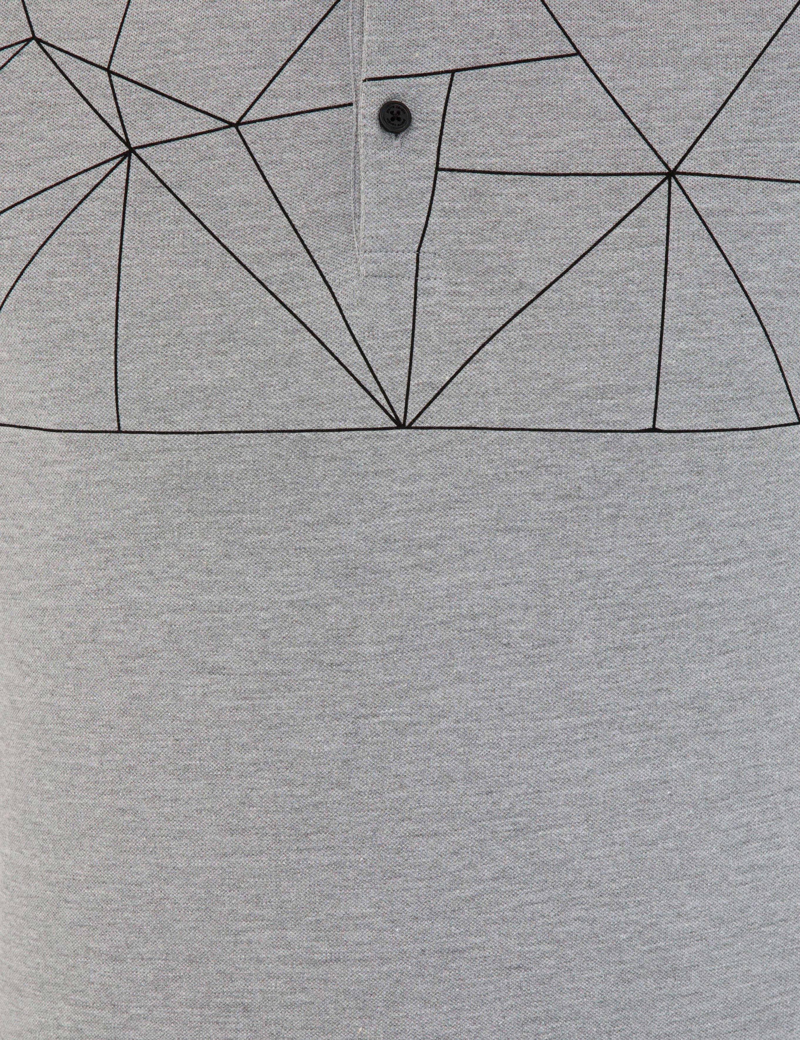 Gri Melanj Slim Fit Polo Yaka T-Shirt