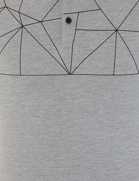 Gri Melanj Slim Fit Polo Yaka T-Shirt - 50242145029