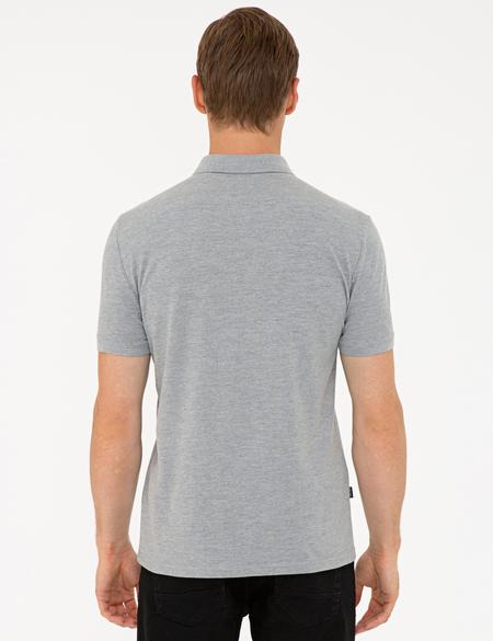 Gri Melanj Slim Fit Polo Yaka T-Shirt - 50242145029