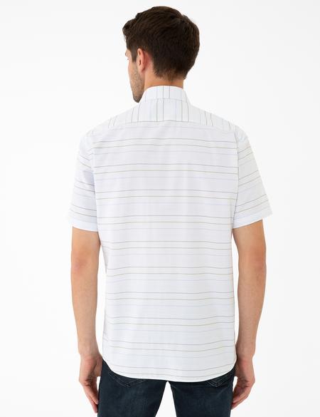 Haki Regular Fit Kısa Kollu Gömlek - 50240402005