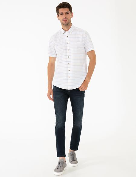 Kiremit Regular Fit Kısa Kollu Gömlek - 50240402010