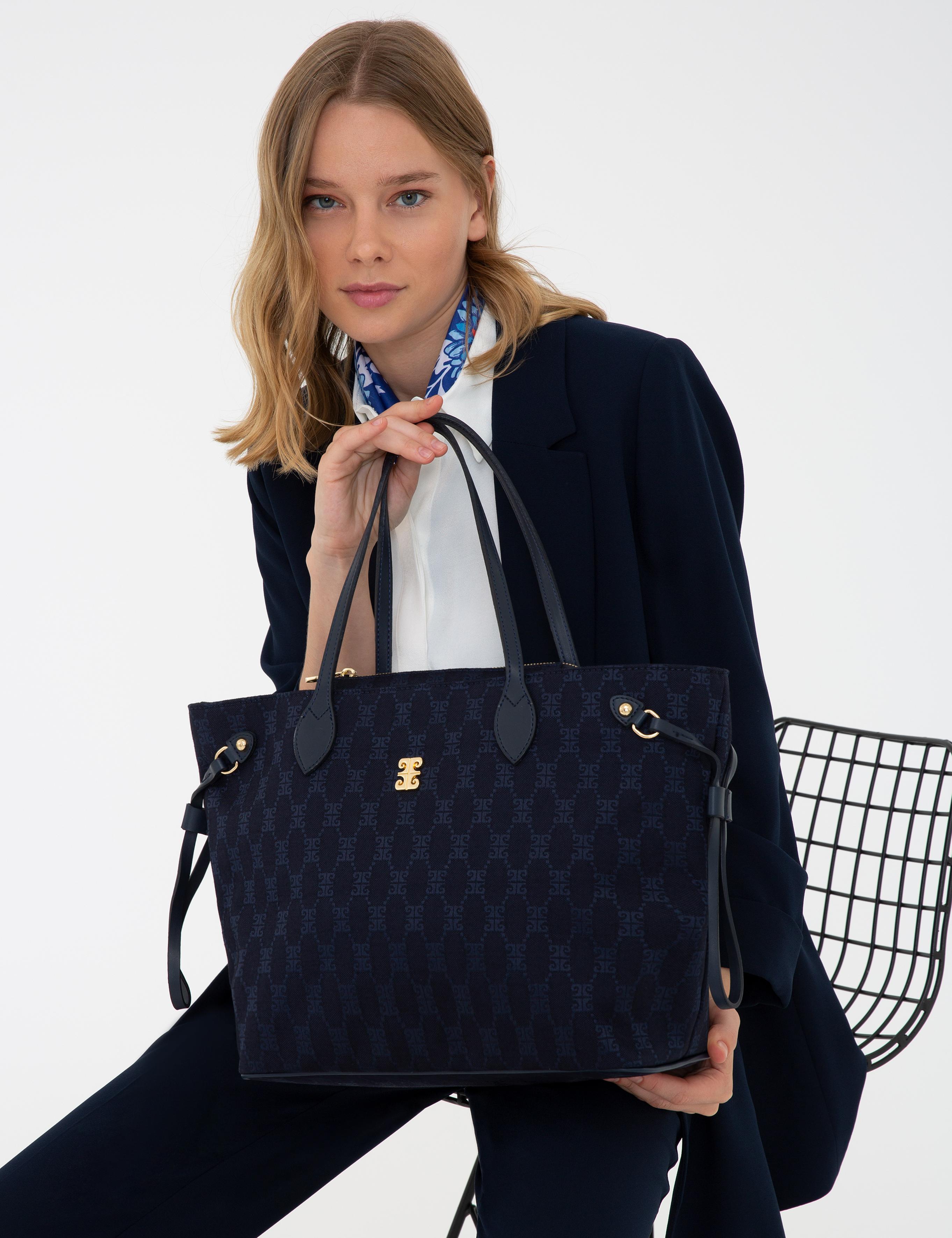 Lacivert Omuz Çantası