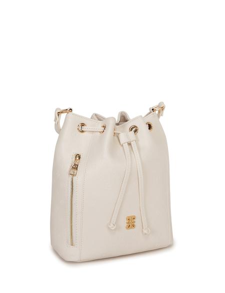 Beyaz Büzgülü Çanta - 50245258004