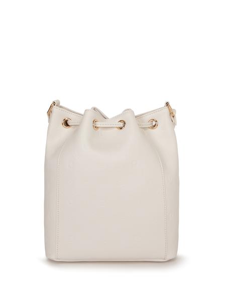 Beyaz Büzgülü Çanta - 50245258004