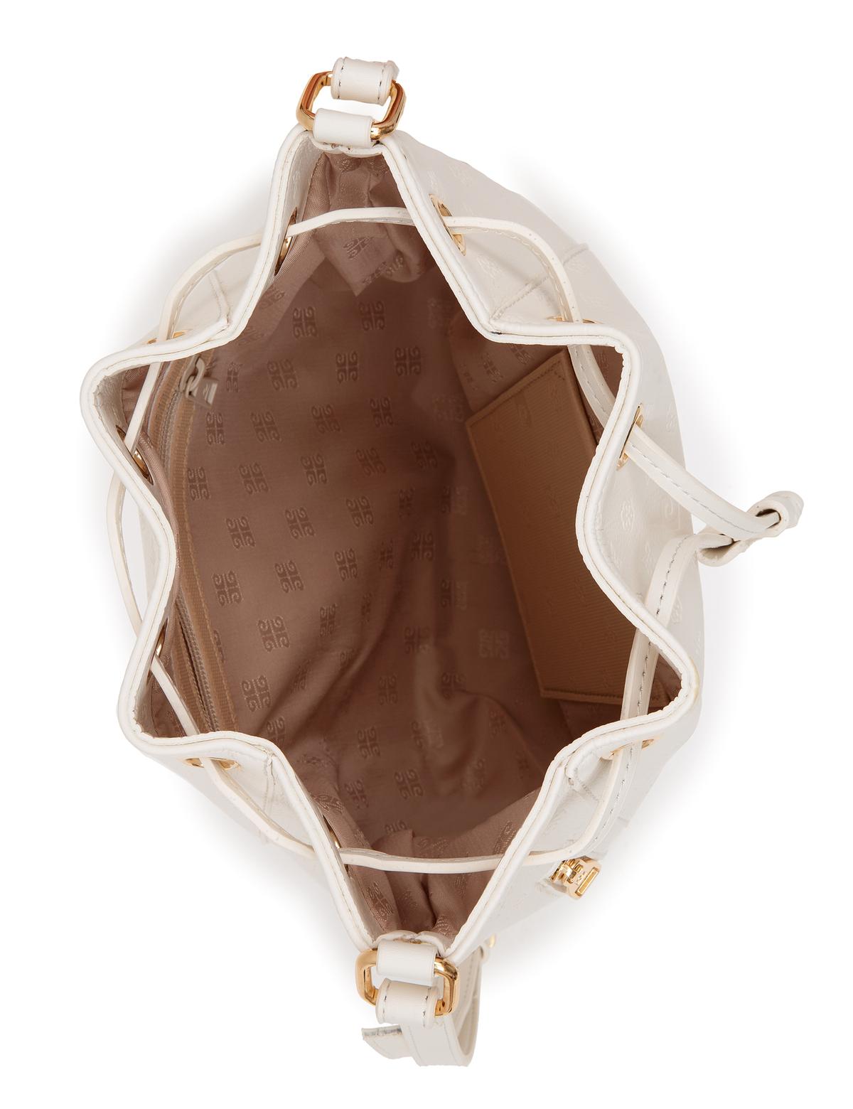 Beyaz Büzgülü Çanta - 50245258004