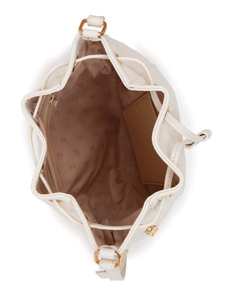 Beyaz Büzgülü Çanta - 50245258004