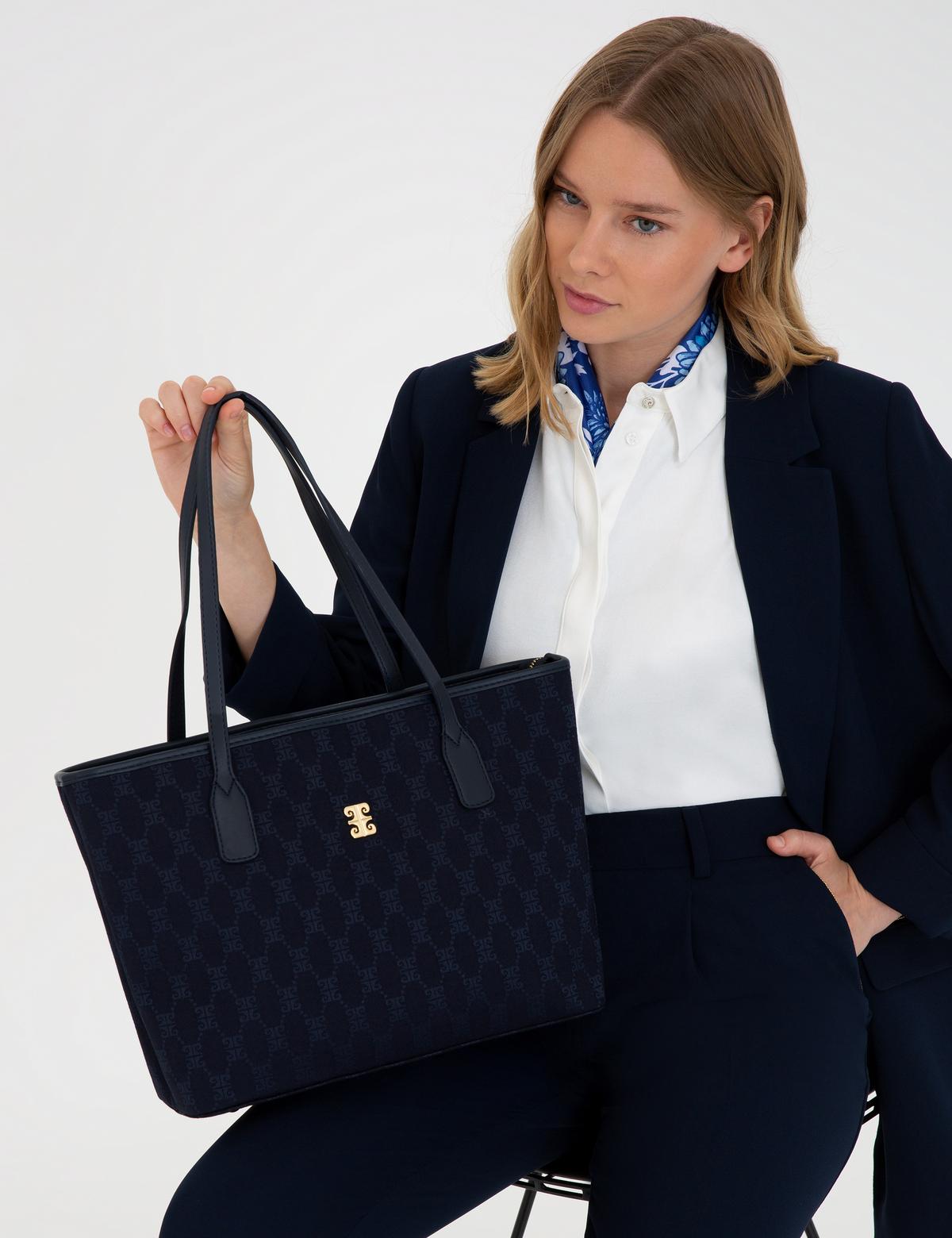 Lacivert Omuz Çantası