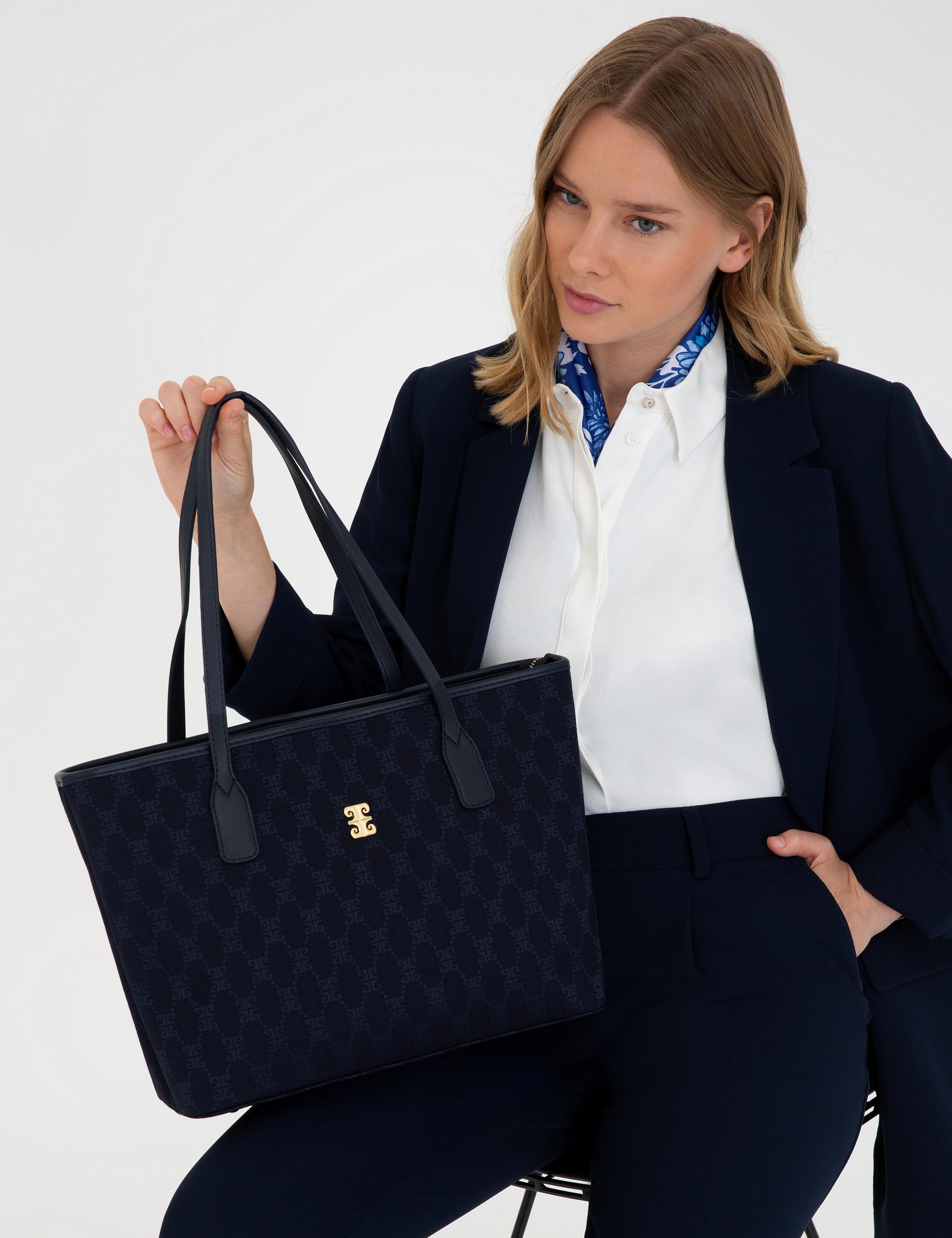 Lacivert Omuz Çantası