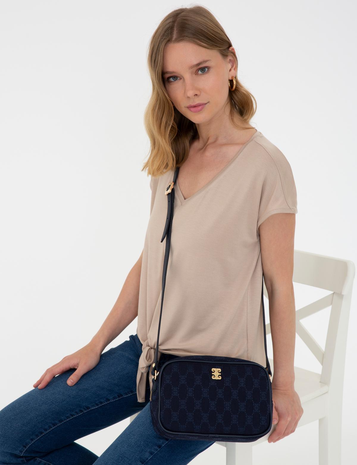 Lacivert Çapraz Çanta