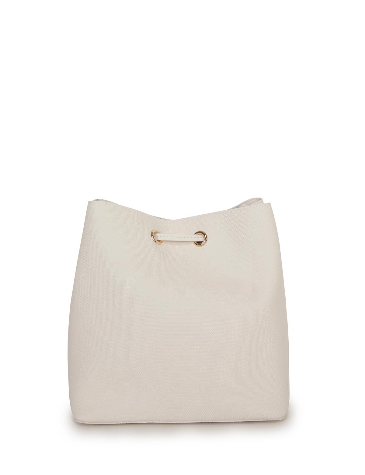 Beyaz Uzun Askılı Kol Çantası - 50245135007