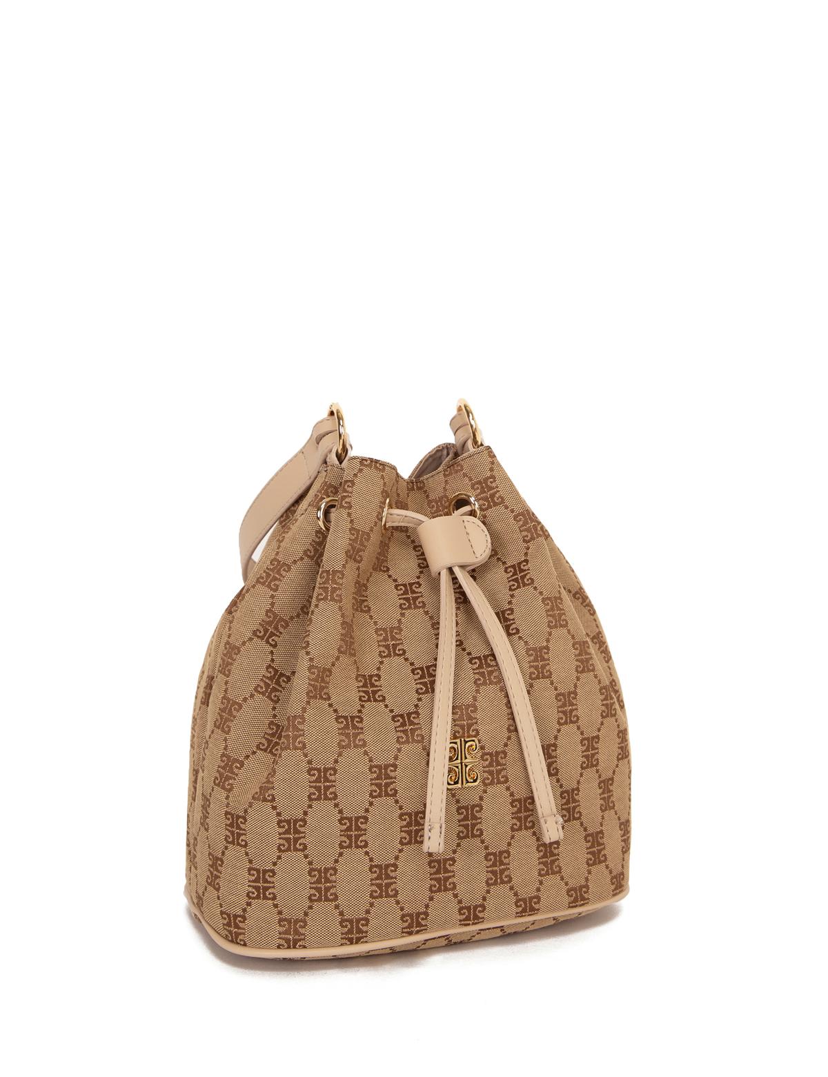 Kahverengi Büzgülü Çanta - 50245231002