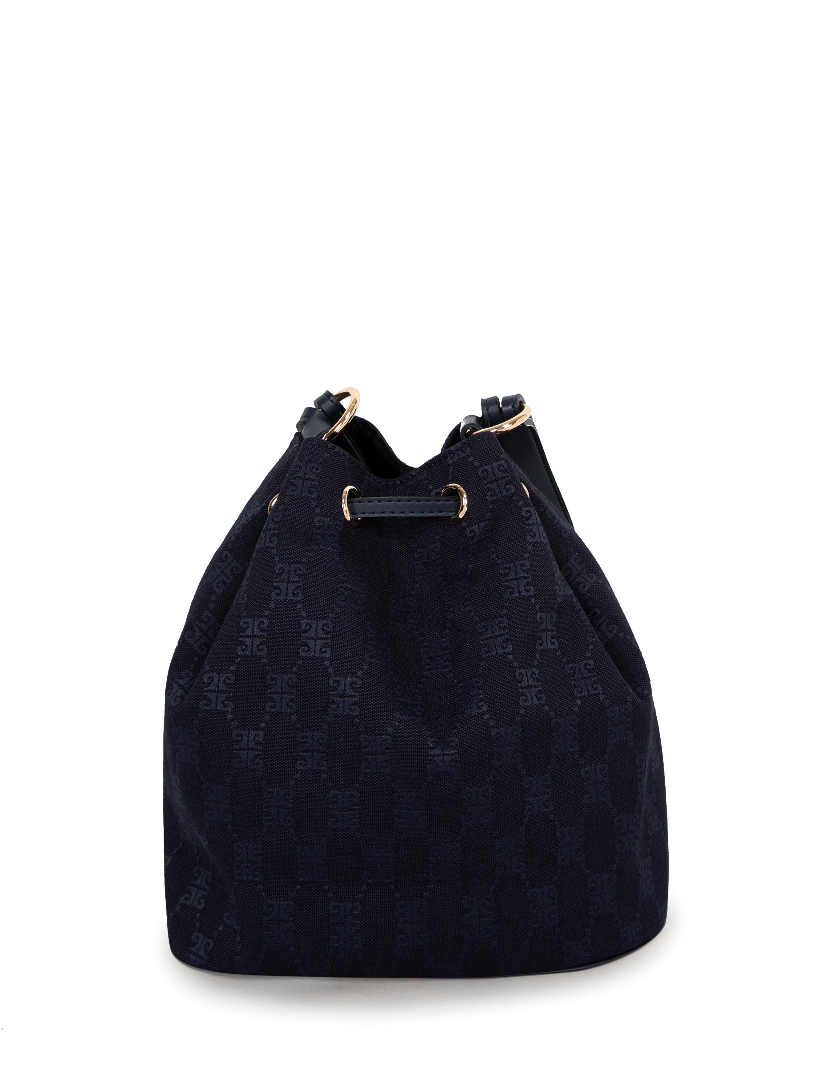 Lacivert Büzgülü Çanta