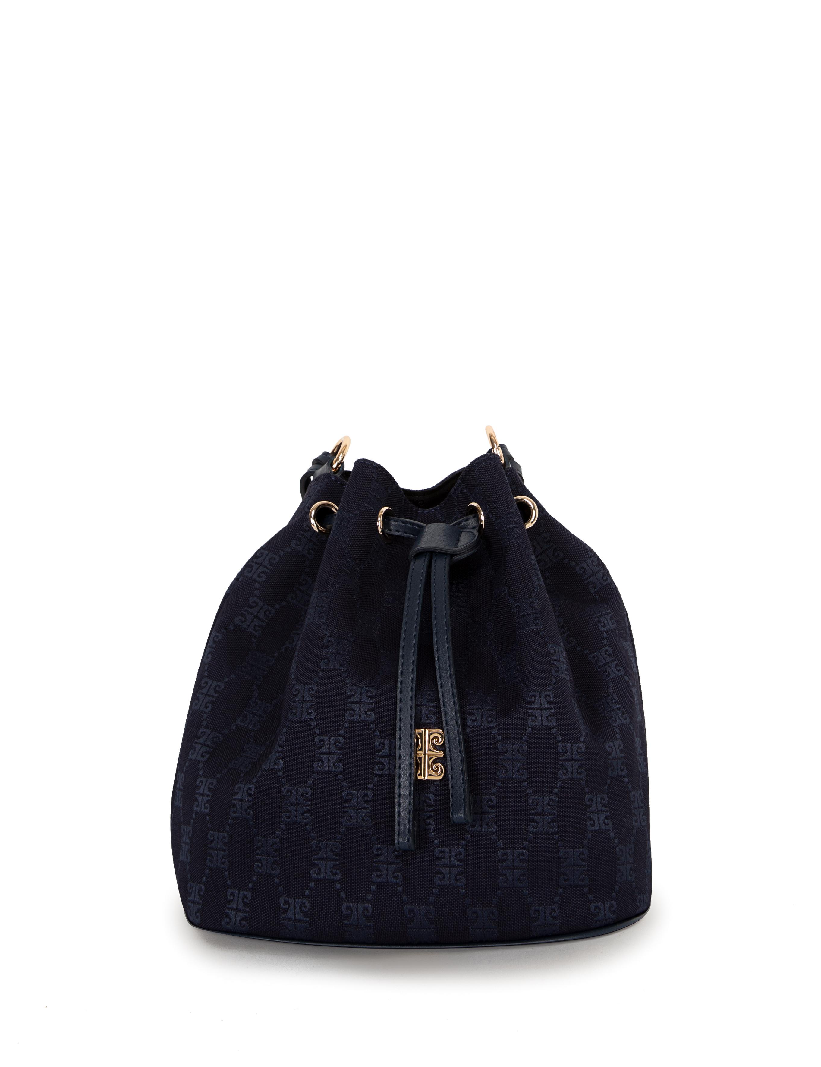 Lacivert Büzgülü Çanta