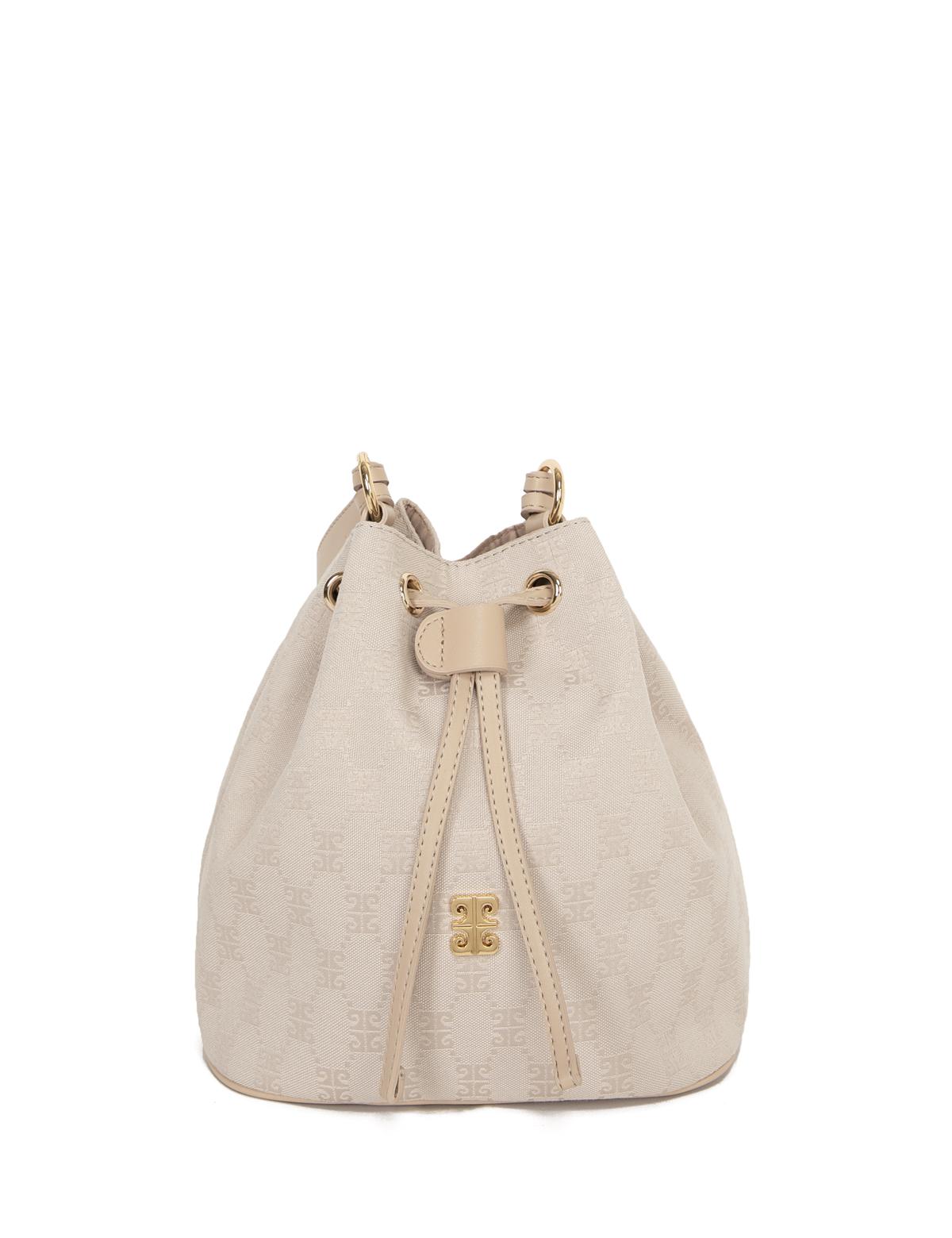 Bej Büzgülü Çanta - 50245231006