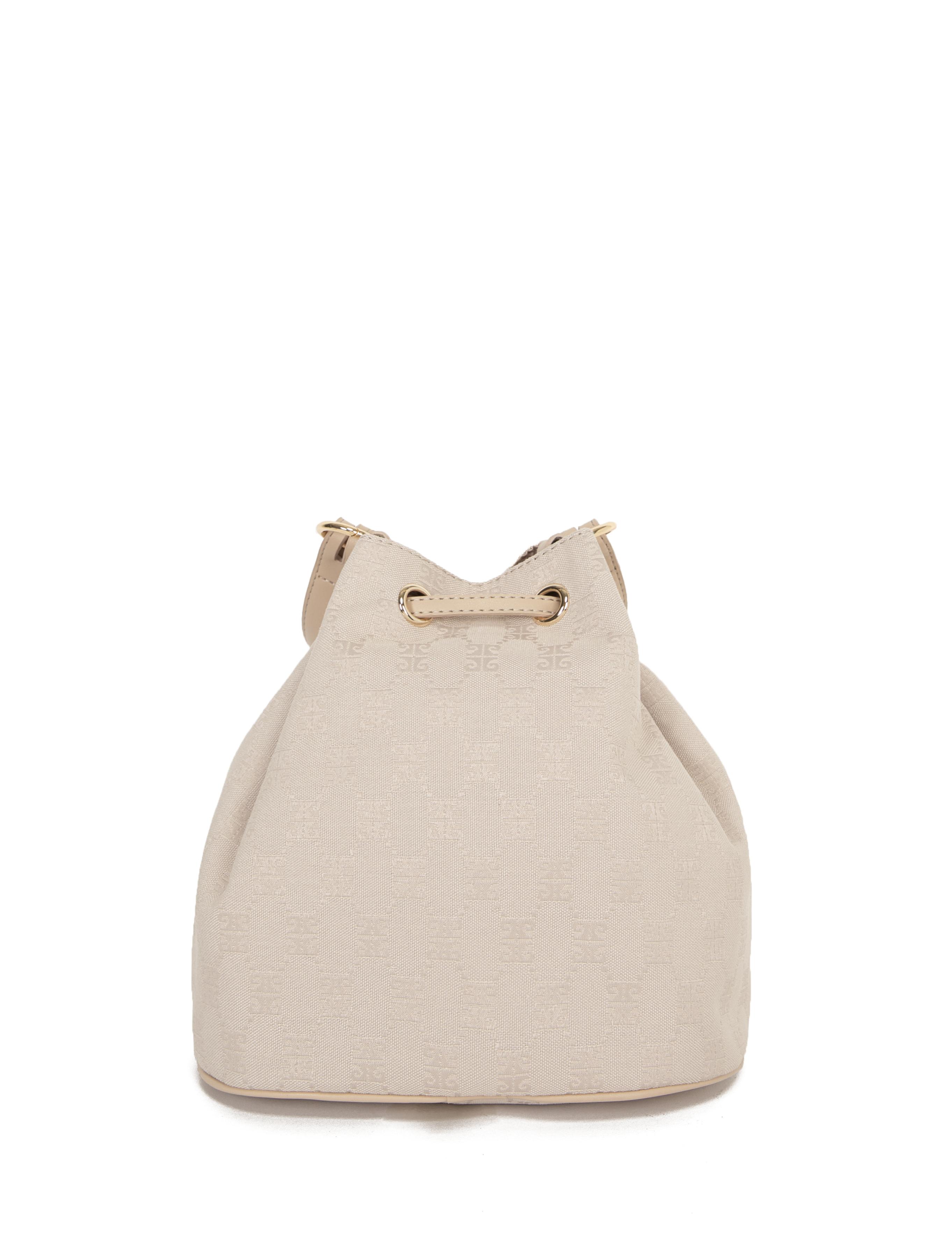 Bej Büzgülü Çanta