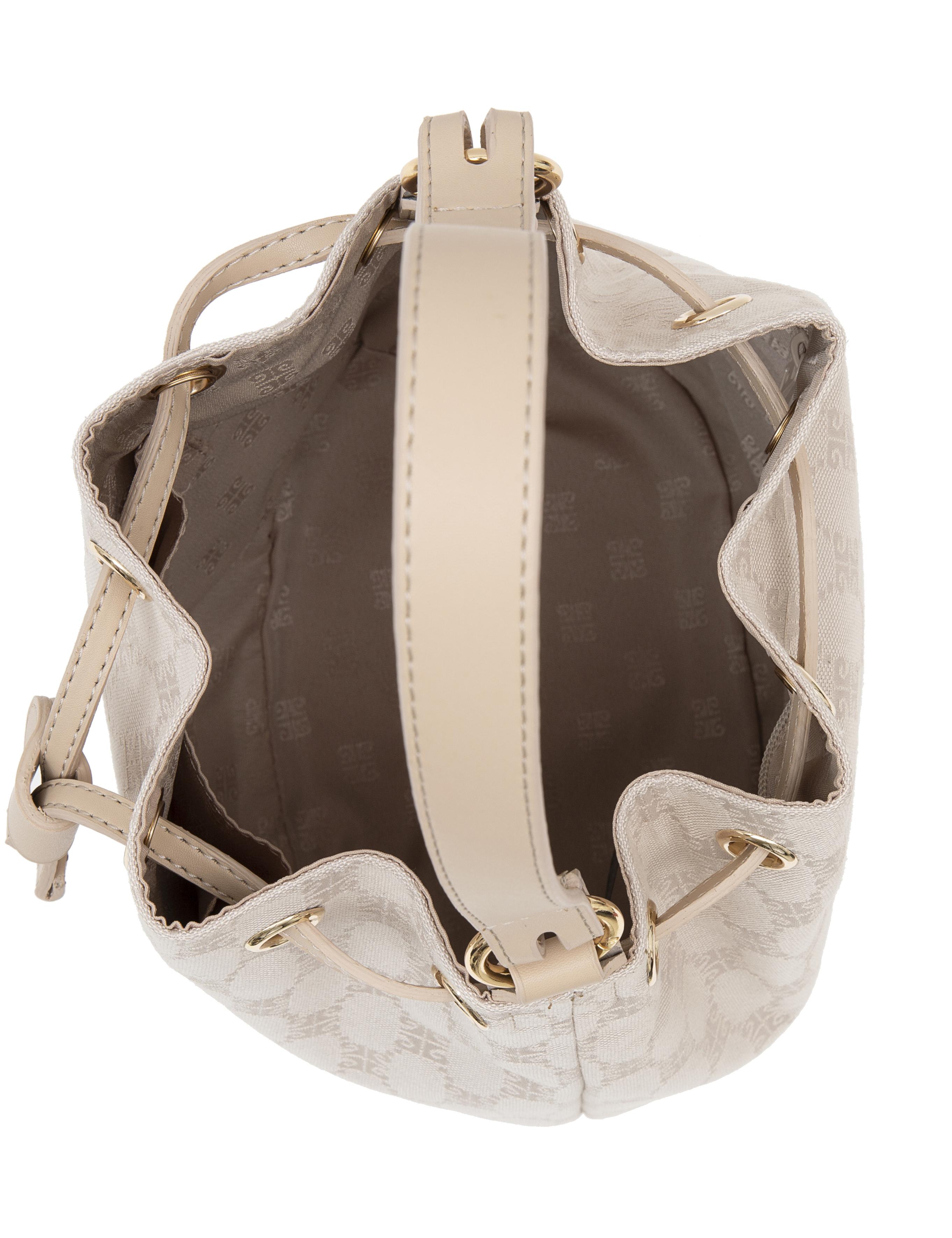 Bej Büzgülü Çanta