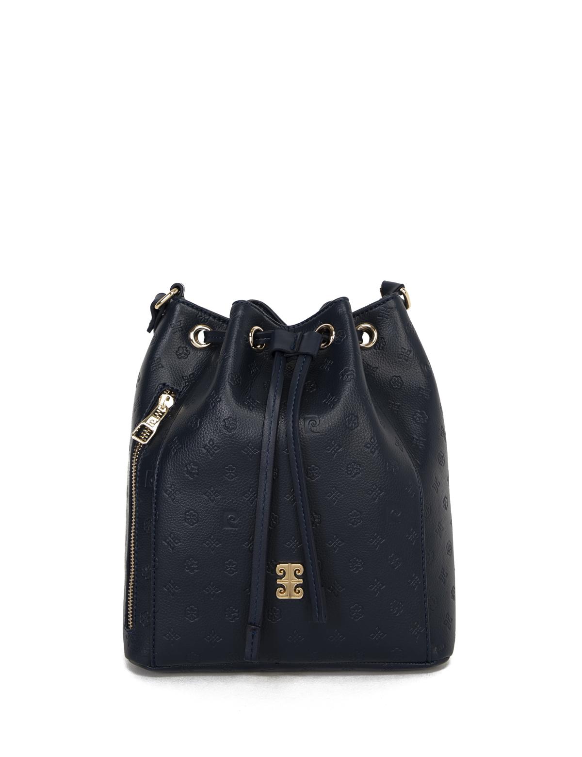 Lacivert Büzgülü Çanta - 50245258002