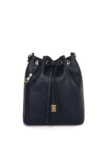 Lacivert Büzgülü Çanta - 50245258002