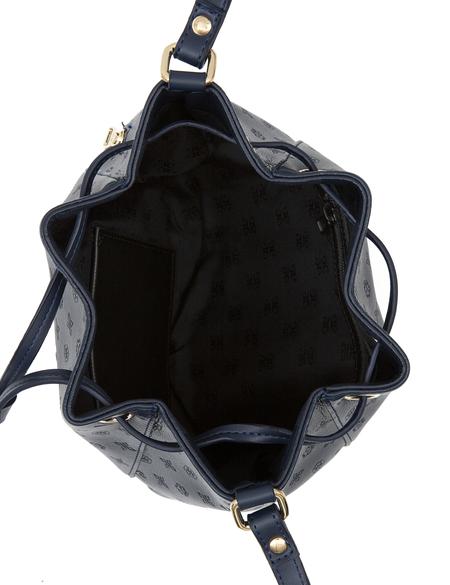 Lacivert Büzgülü Çanta - 50245258002